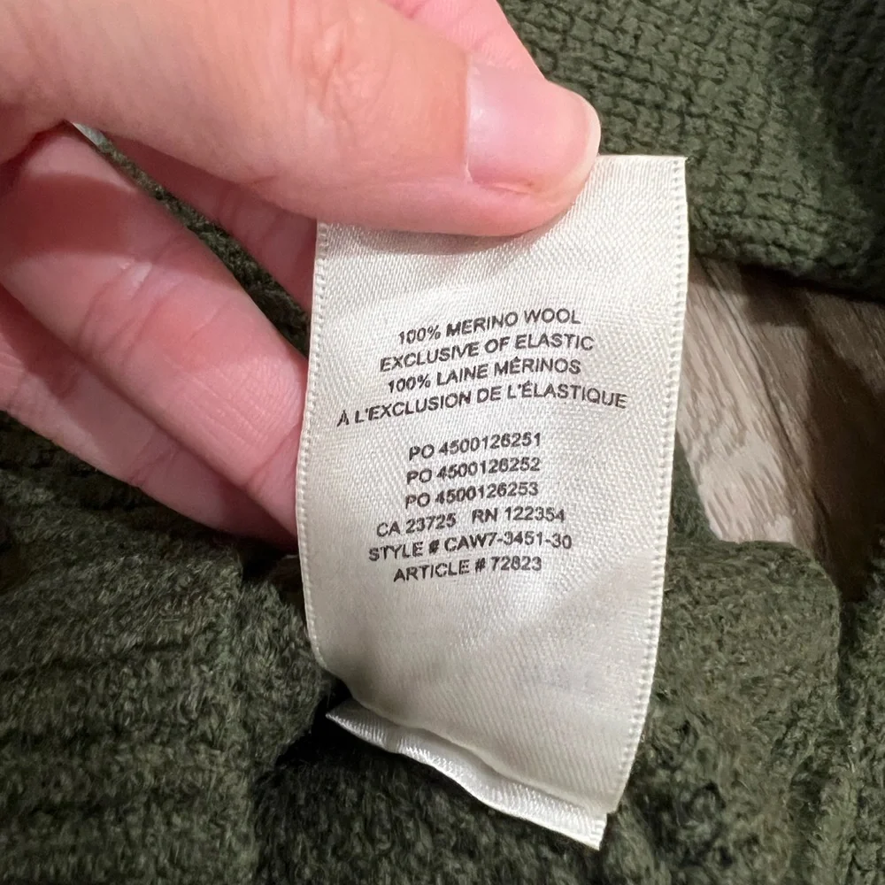 Aritzia Wilfred free olive green Wolter Sweater
